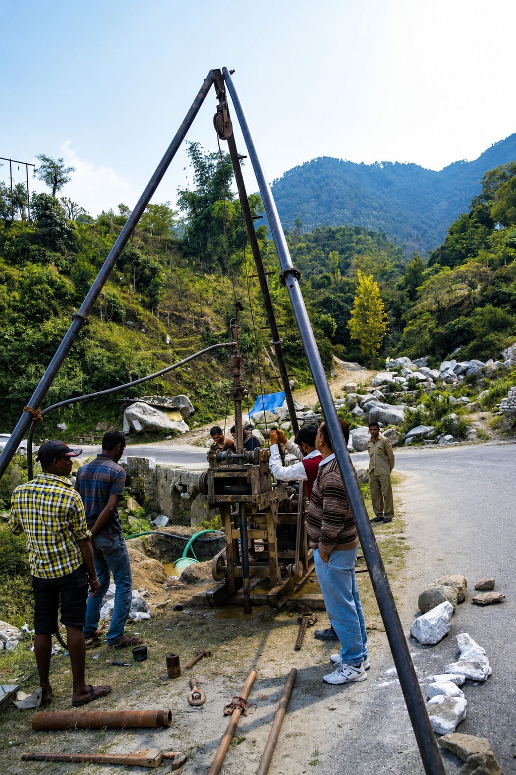 GPR SURVEY GEOTECHNICAL INVESTIGATION PILING AT SHIMLA HIMACHAL PRADESH